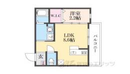 リアフラッツ香里園ＮＯＲＴＨ間取り図面