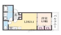 クレアール堺町２間取り図面