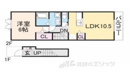Ｌｕａ　ｍｏｎｔｅ間取り図面