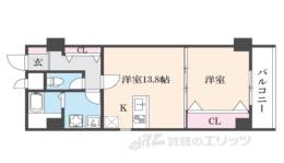キンブリッジ壬生西院駅前間取り図面