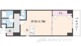 キンブリッジ壬生西院駅前間取り図面