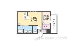 リアフラッツ香里園ＳＯＵＴＨ間取り図面