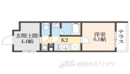 STANDZ金閣寺前間取り図面