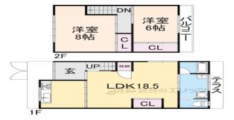 貸家間取り図面