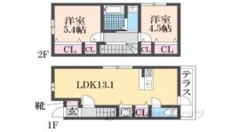 グレースタウン２間取り図面