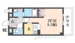 メルベーユ高井田間取り図面