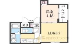 RIVER TERRACE京都十条間取り図面
