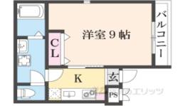 グラン・ディオール北白川間取り図面