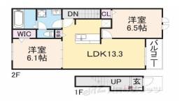 クレストール１間取り図面