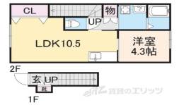 グッドフィールド宮荘１間取り図面