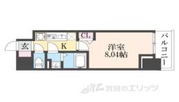 コージーコート浜大津間取り図面