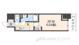 コージーコート浜大津間取り図面
