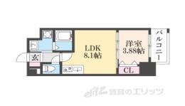 コージーコート浜大津間取り図面
