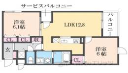 アルカディア１間取り図面