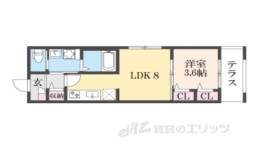 Ｇｒａｃｉａｓ　Ｃｏｕｒｔ山科ミュー間取り図面