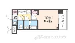 ブランシエスタ西京極間取り図面