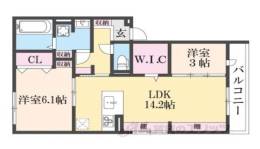 カーサ　フェリーチェ間取り図面