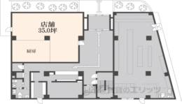 アールイン福知山テナント間取り図面