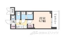 ブランシエスタ西京極間取り図面