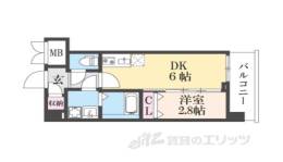 ブランシエスタ西京極間取り図面