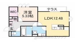 Ｐｒｅｓｅｎｔ　Ｗｅｌｌ　Ｄ－ｒｏｏｍ間取り図面