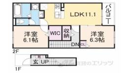 グレイス加茂１間取り図面