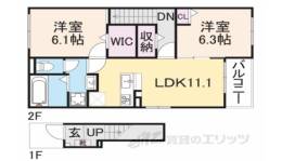 グレイス加茂１間取り図面