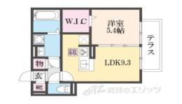 GRAMM京都紫竹A棟間取り図面