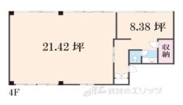 紫野雲林院町53番地4店舗間取り図面