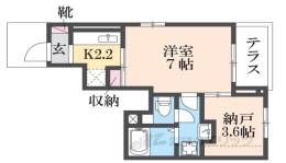 ユーアイ・ハイツ池田３間取り図面