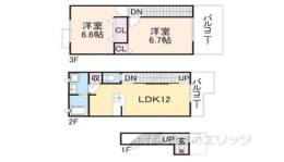 リブ・シンヴィレッジ３間取り図面