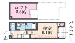 ハーモニーテラス小栗栖森本町間取り図面