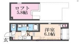 ハーモニーテラス小栗栖森本町間取り図面