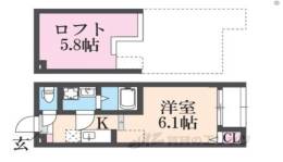 ハーモニーテラス小栗栖森本町間取り図面