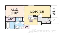 クレメント上桂間取り図面