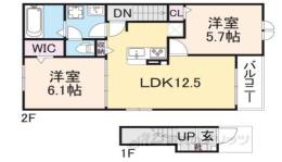 クレメント上桂間取り図面