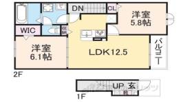 クレメント上桂間取り図面