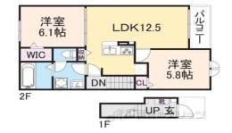 クレメント上桂間取り図面