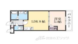 グラカン冷泉町間取り図面