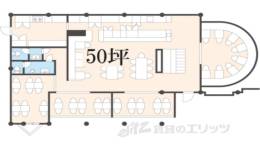竹田西桶ノ井町43店舗間取り図面