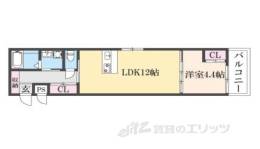 シエルコート紫竹町マンション間取り図面