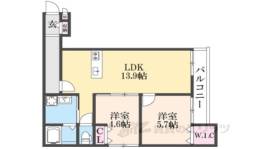 カーサウッド壬生間取り図面