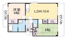 昇栄マンション２間取り図面