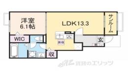 クレール丹波２間取り図面