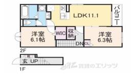 ファミリア　ヴィヴァ―チェ１間取り図面