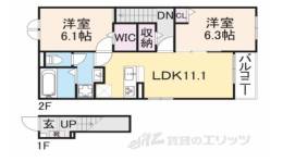 ファミリア　ヴィヴァ―チェ１間取り図面