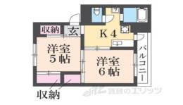 ヴィラナリー愛知川２間取り図面
