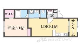 クレスト大戌亥２号館間取り図面