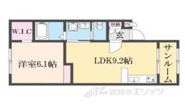 クレスト大戌亥２号館間取り図面