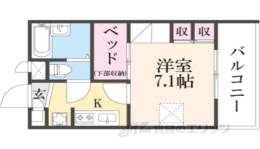 レオパレスセジュール新保間取り図面